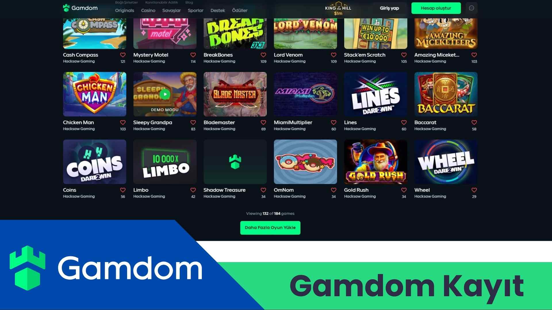 Gamdom Kayıt Ol
